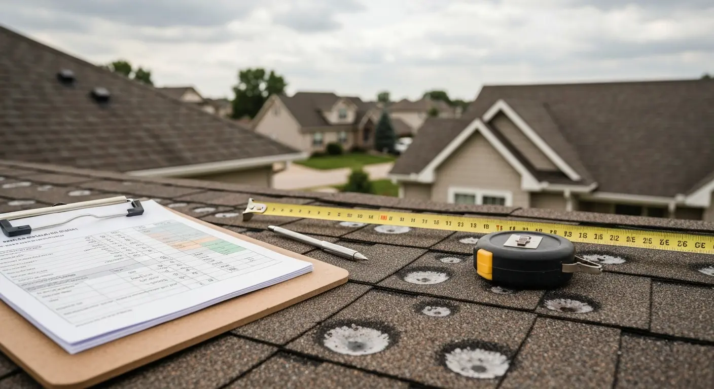 Hail damage inspection