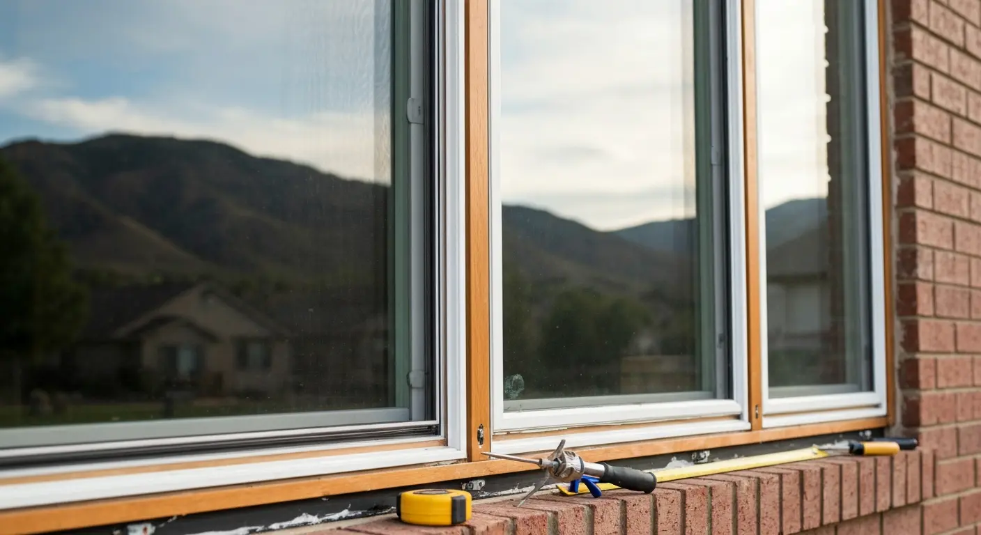 Window repair work in Aurora