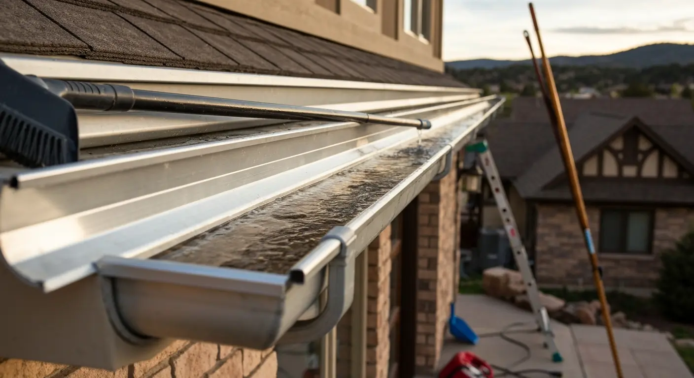 Gutter cleaning service