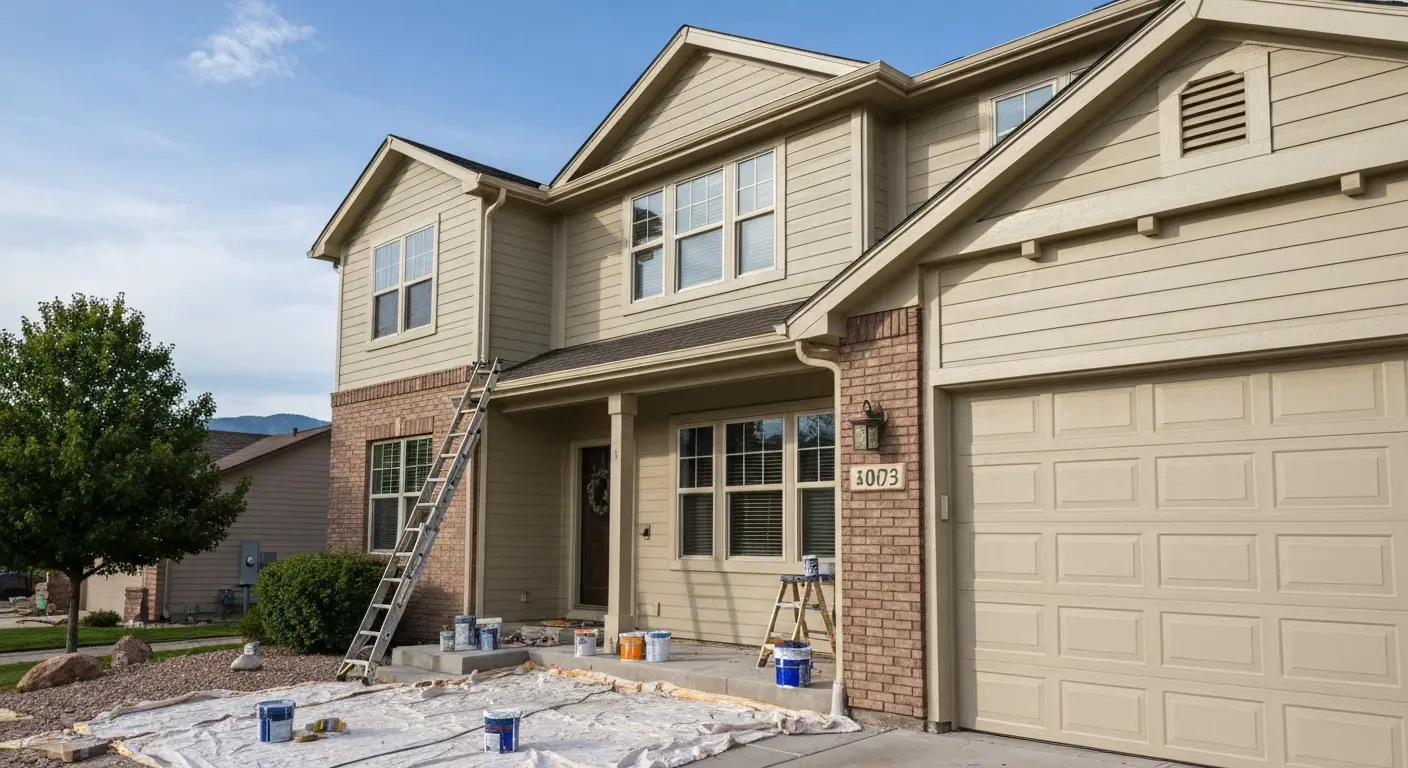 Exterior painting service