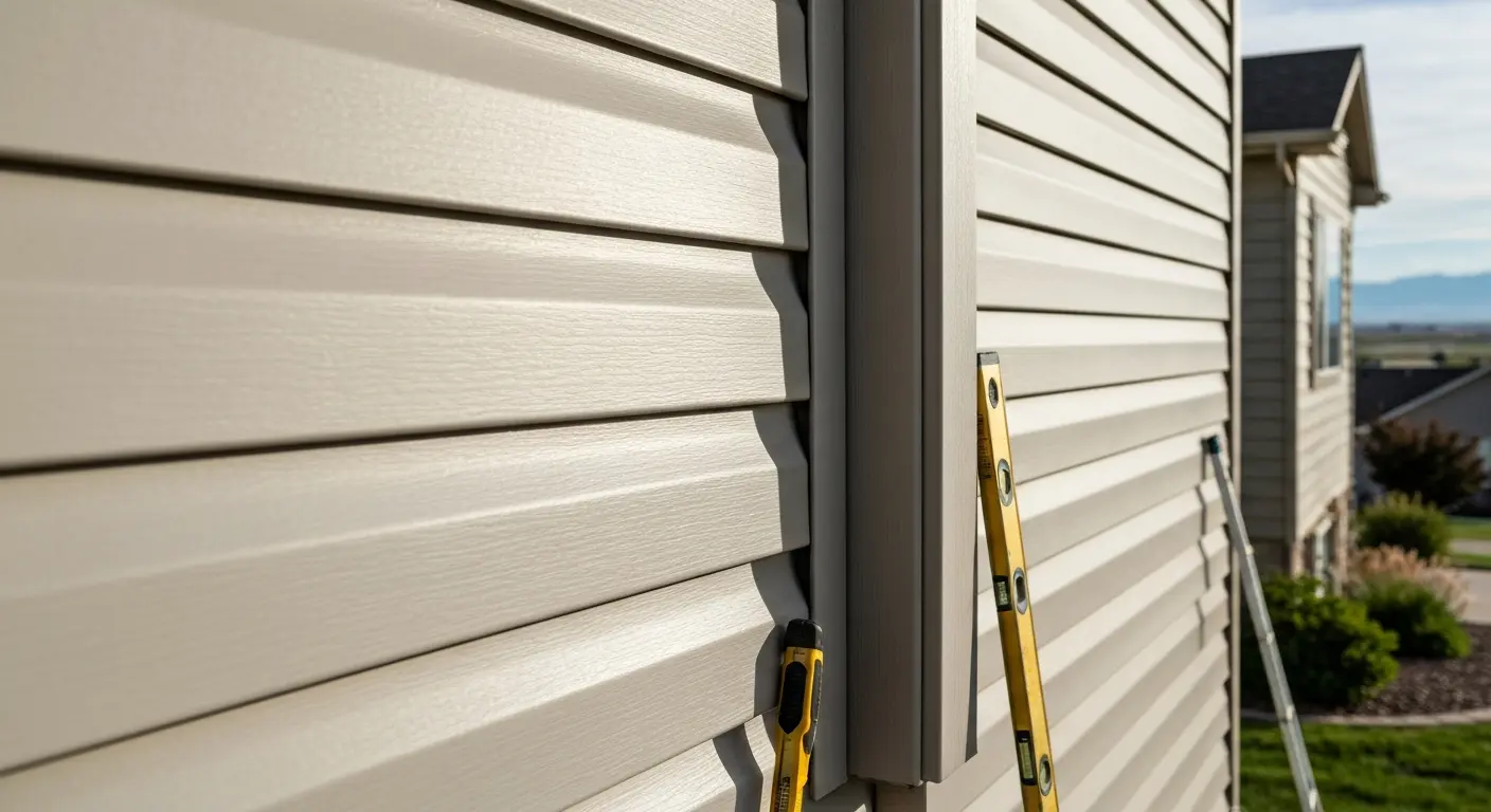 Vinyl siding installation