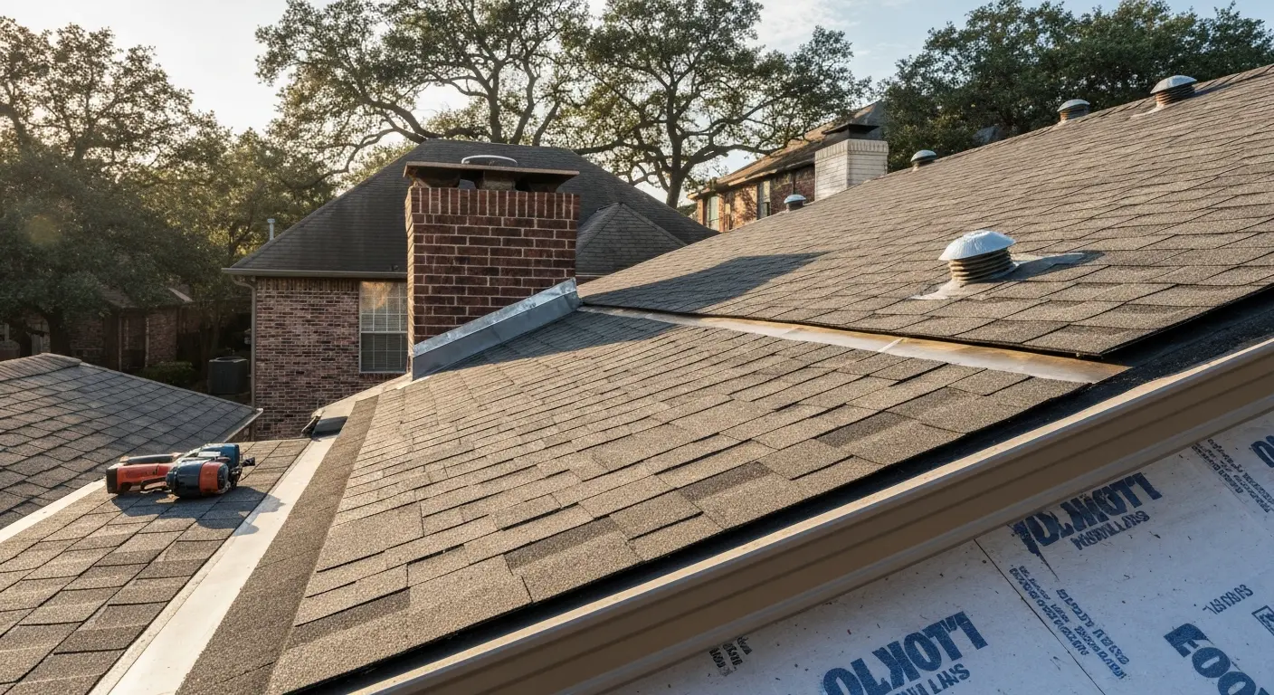 Roof replacement project