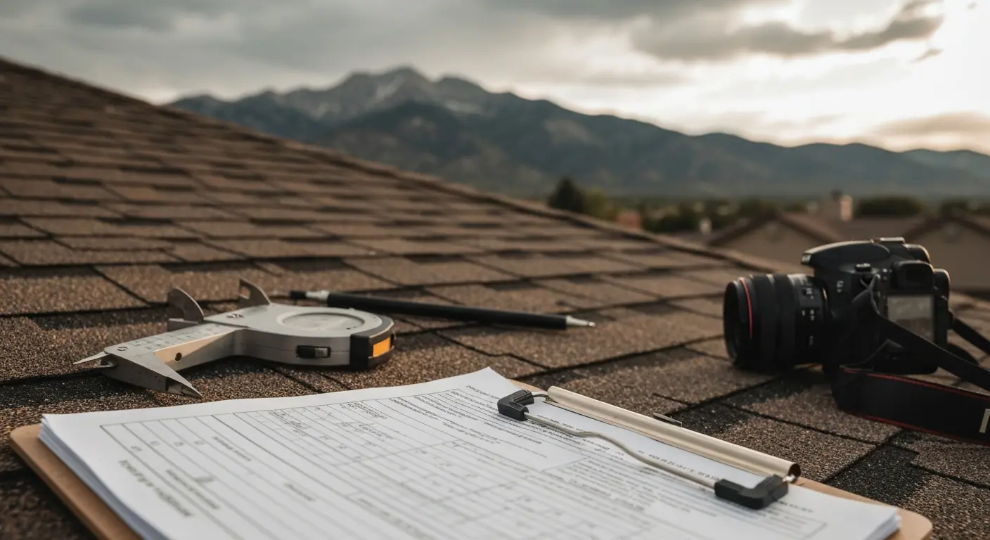 Hail damage assessment Colorado Springs