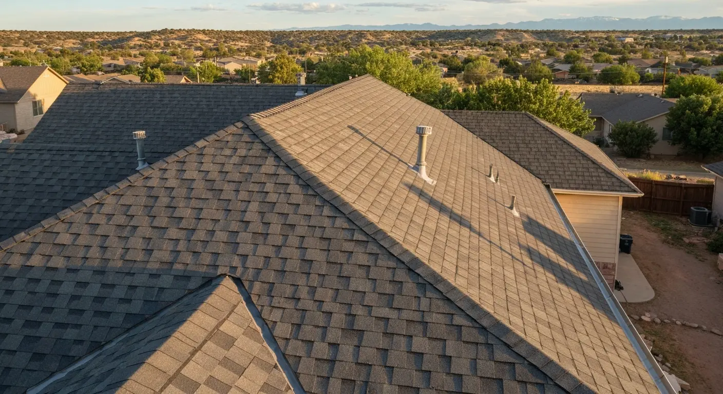 Roof installation project