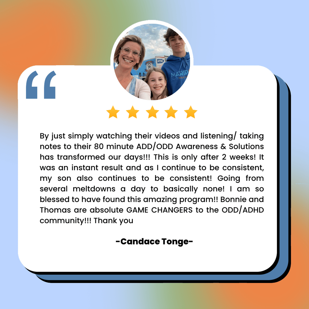 Parent testimonial