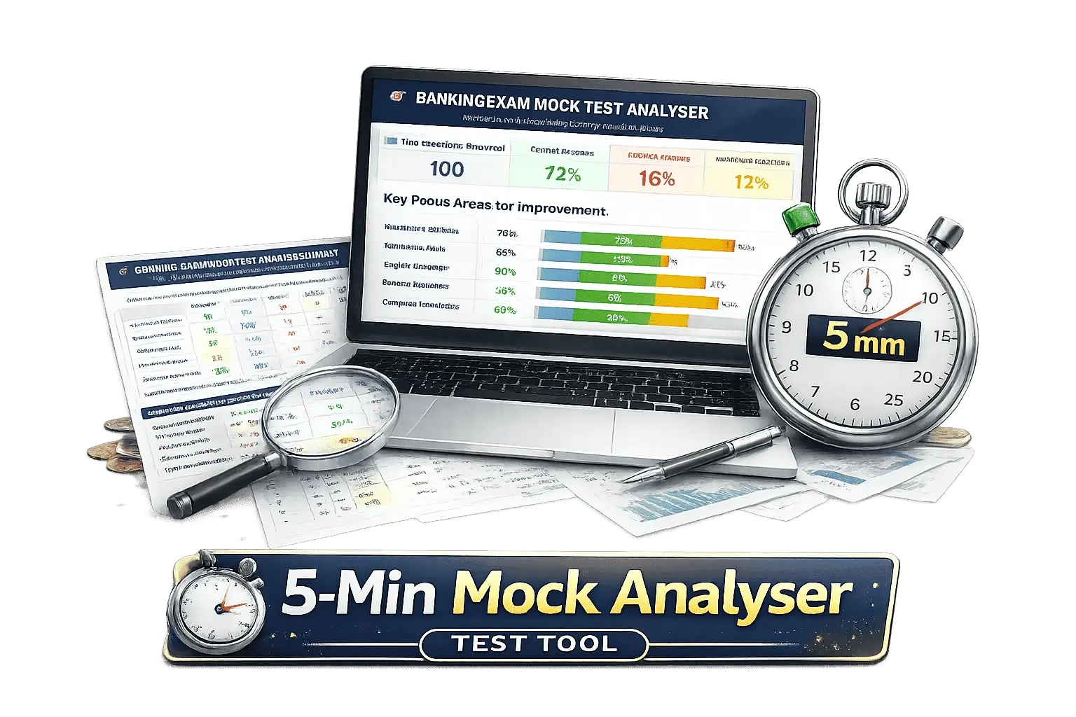 5-Min Mock Analysis Sheet Mockup