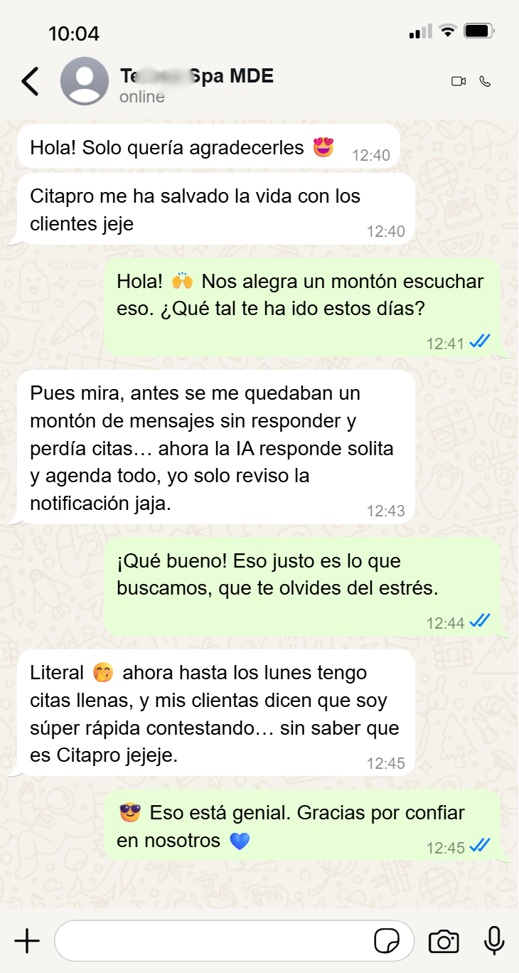 IA CitaPro agendando