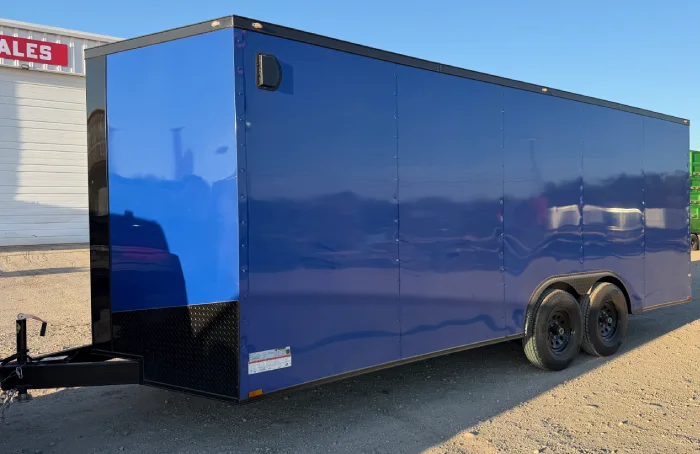 8.5 foot by 20 foot enclosed cargo trailer rental