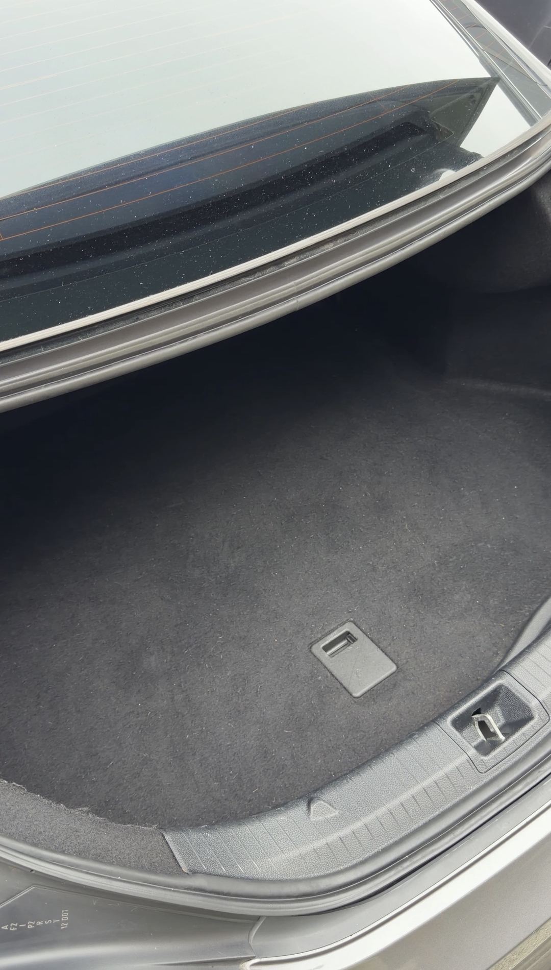 Cleaned boot of a grey Mercedes-Benz CLA250 after interior detailing