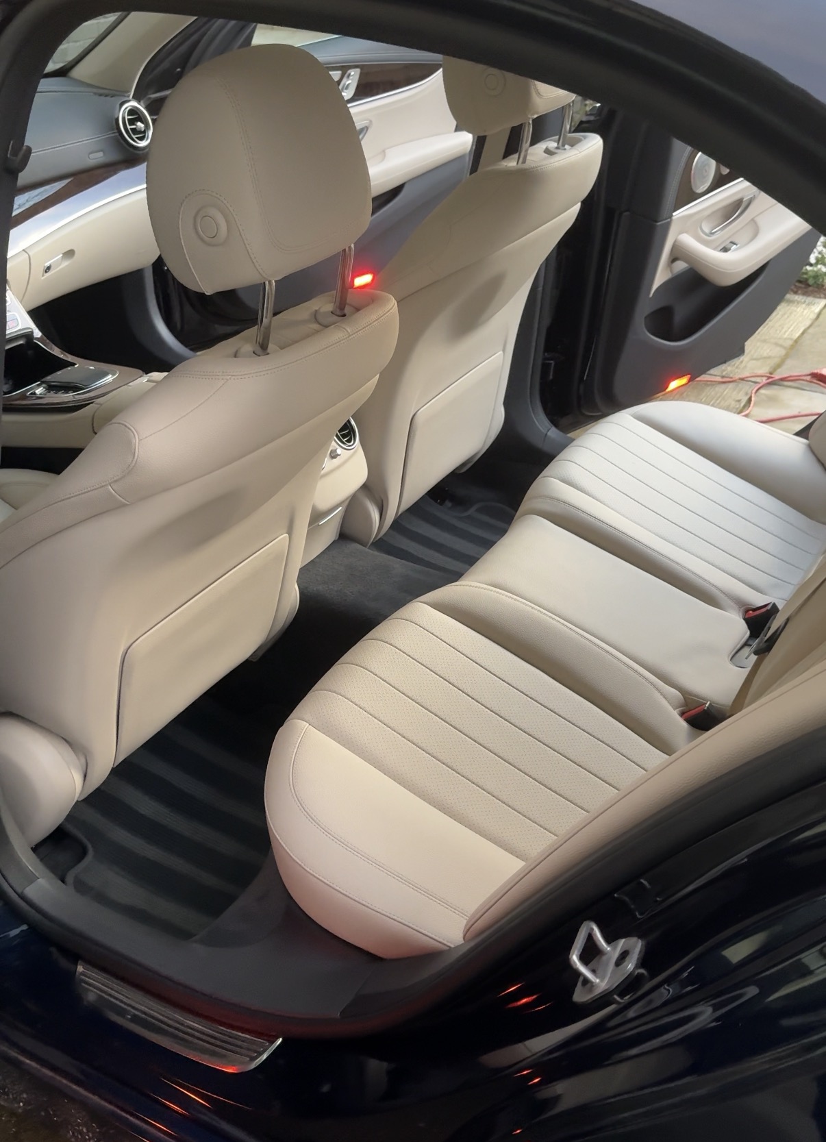 Mercedes-Benz E350 interior detail result by SF City Wash in San Francisco