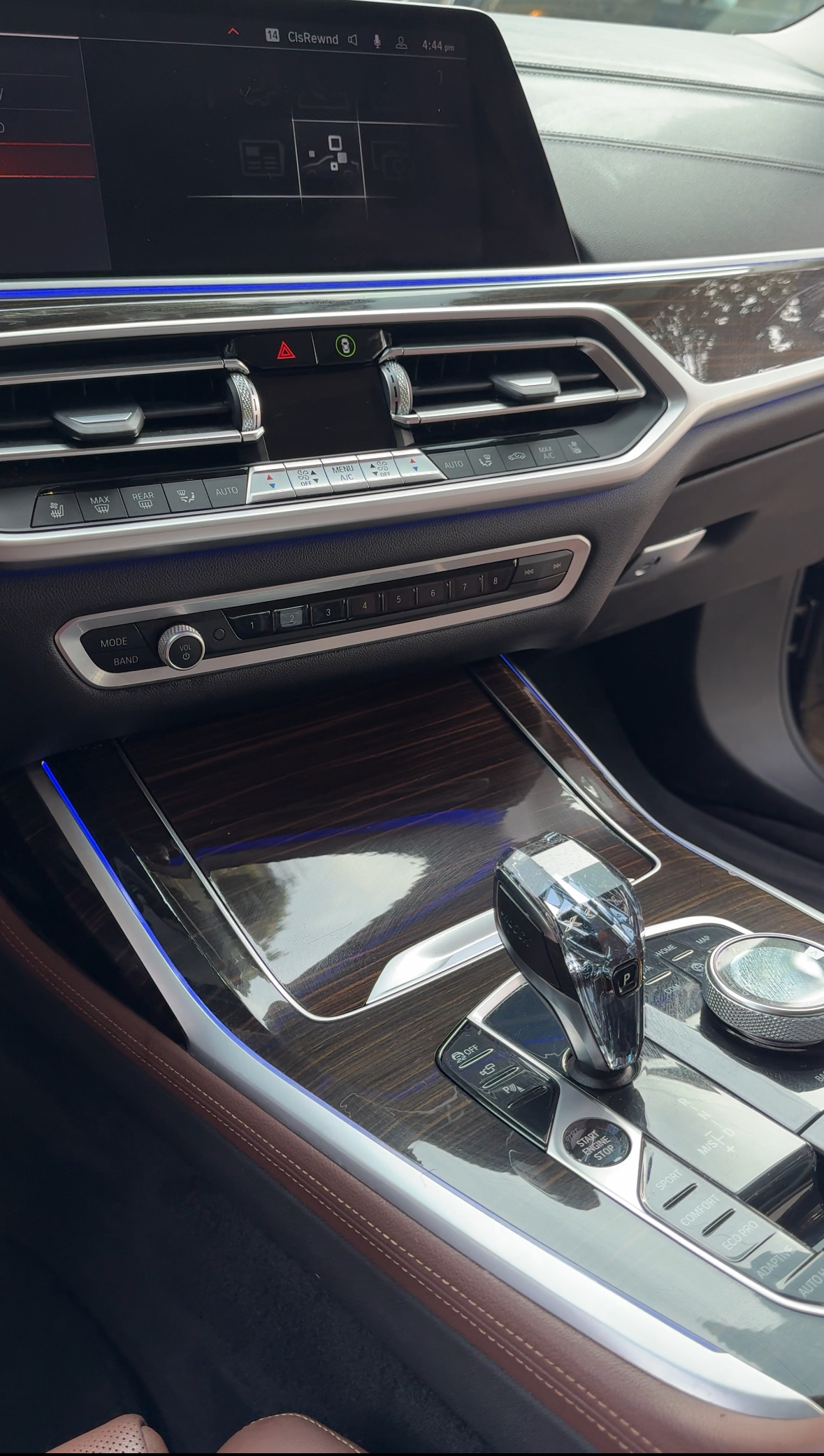 BMW X7 premium interior detail result by SF City Wash in San Francisco