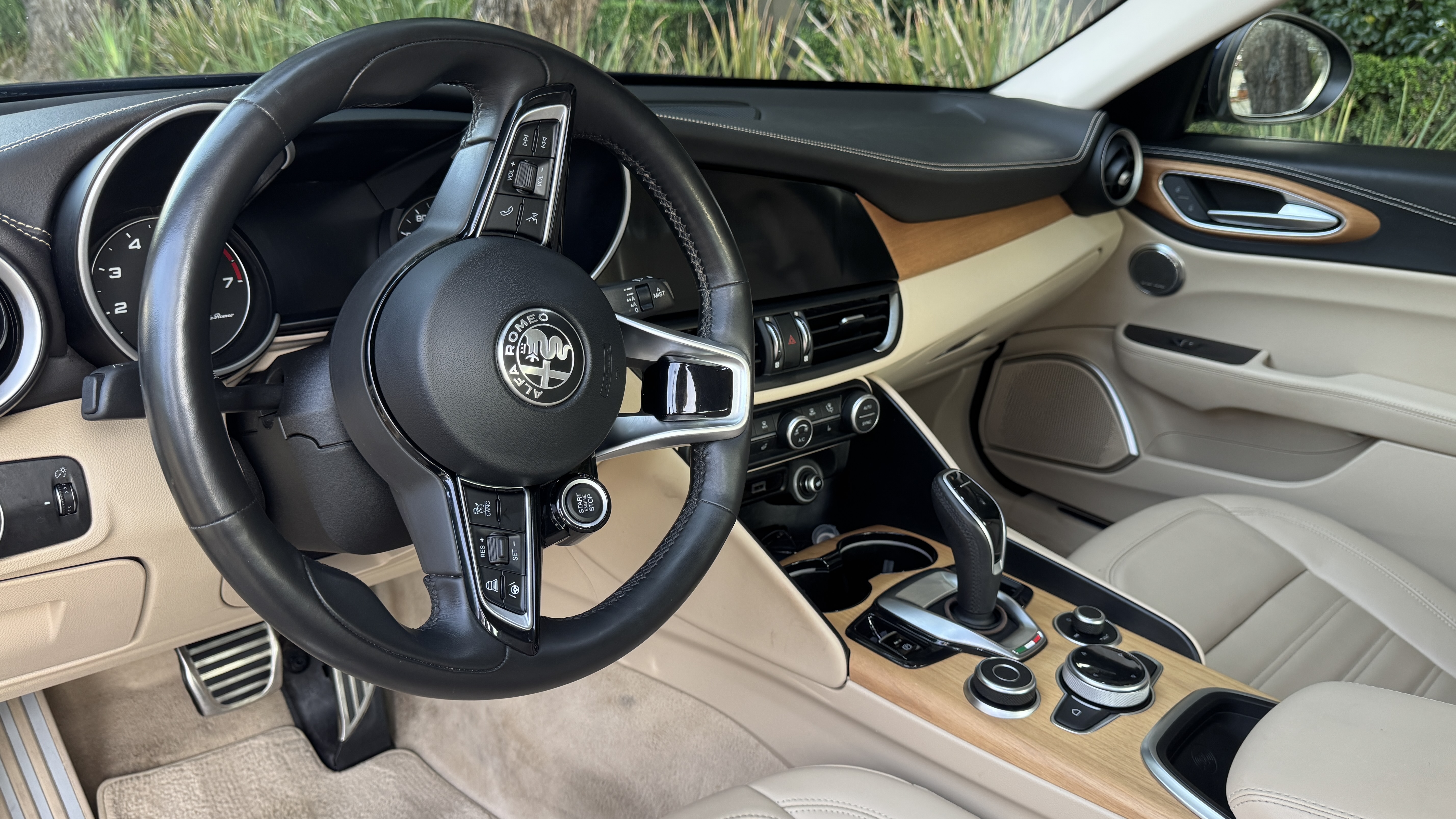 Alfa Romeo interior detail result by SF City Wash in San Francisco