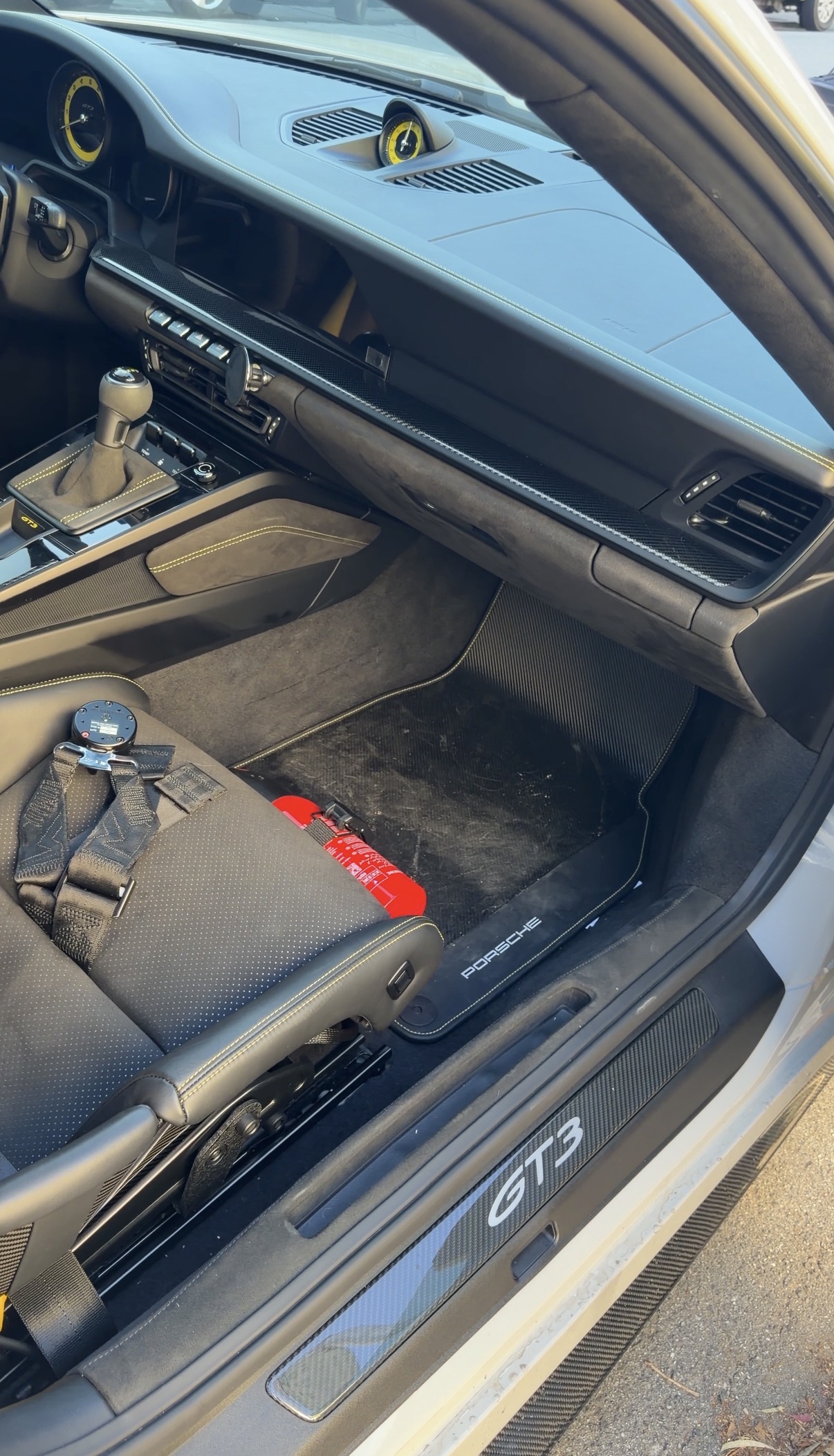 Interior car detailing before and after in San Francisco