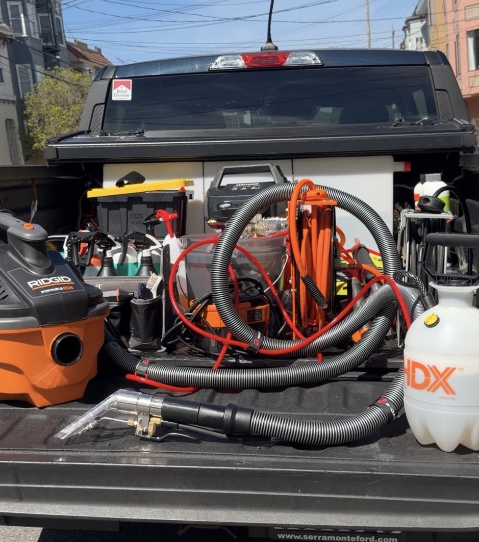 SF City Wash mobile detailing vehicle serving the Richmond District in San Francisco