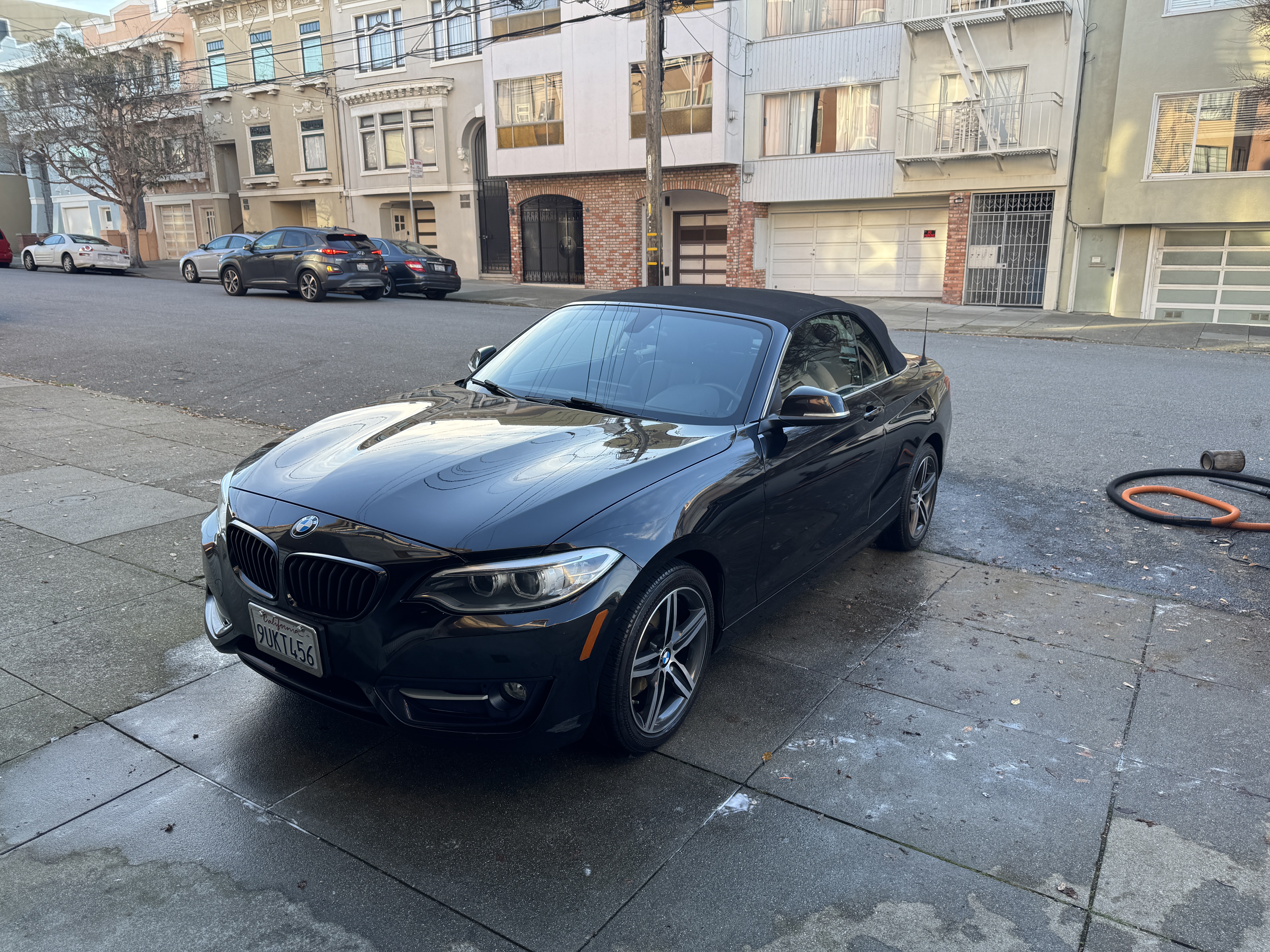 BMW 240i maintenance detail result by SF City Wash in San Francisco
