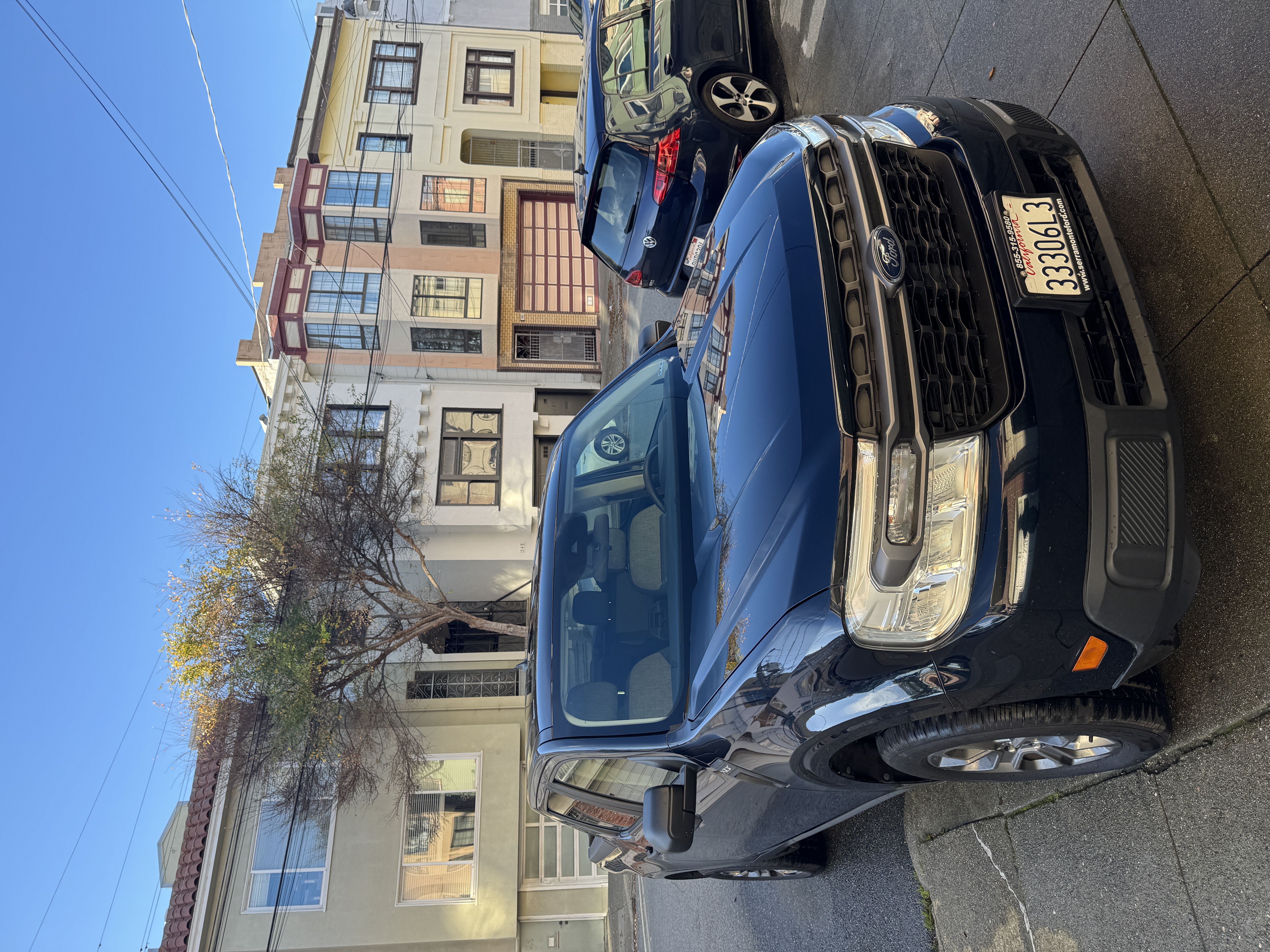 Ford Maverick SF City Wash service vehicle — shining for every job