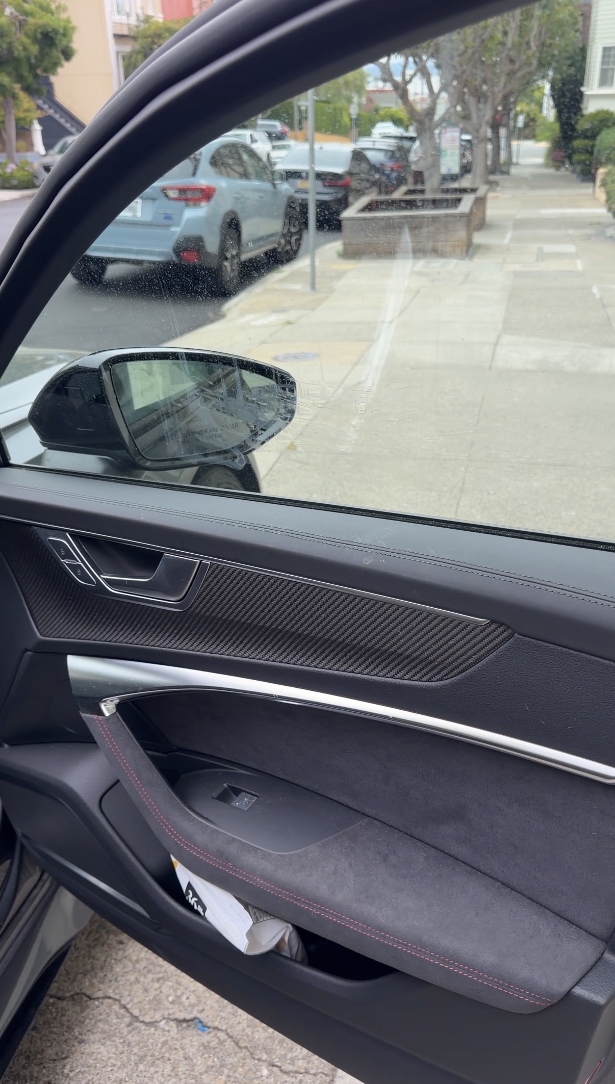 Audi RS6 Avant door card before detail