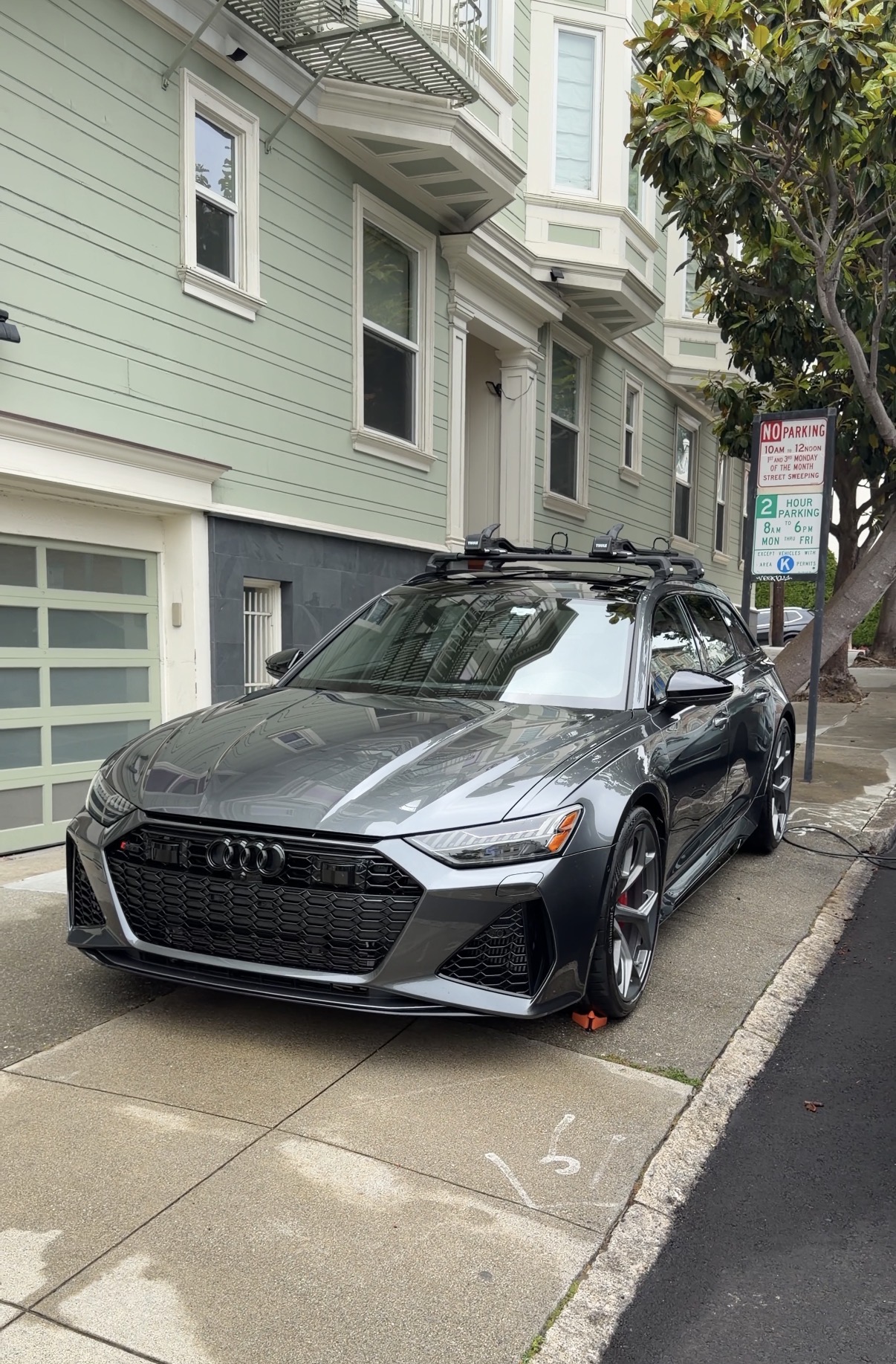 2026 Audi RS6 after full detail completed in Cow Hollow, San Francisco