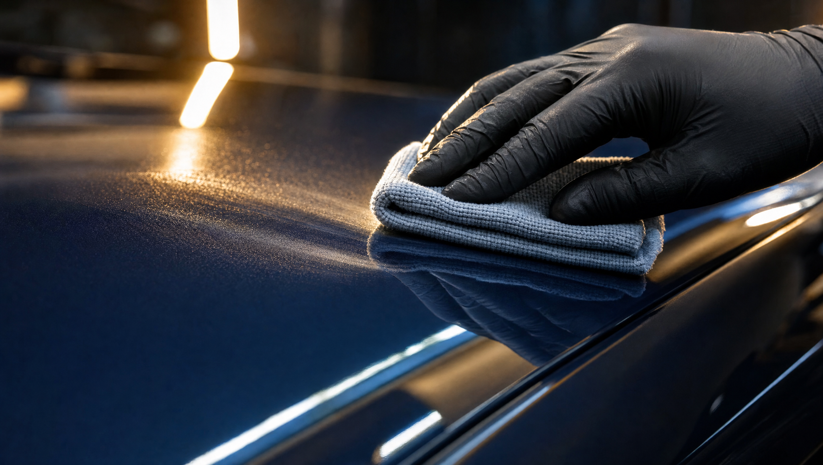 Ceramic sealant hand-applied to freshly detailed paint &mdash; 12-month protection