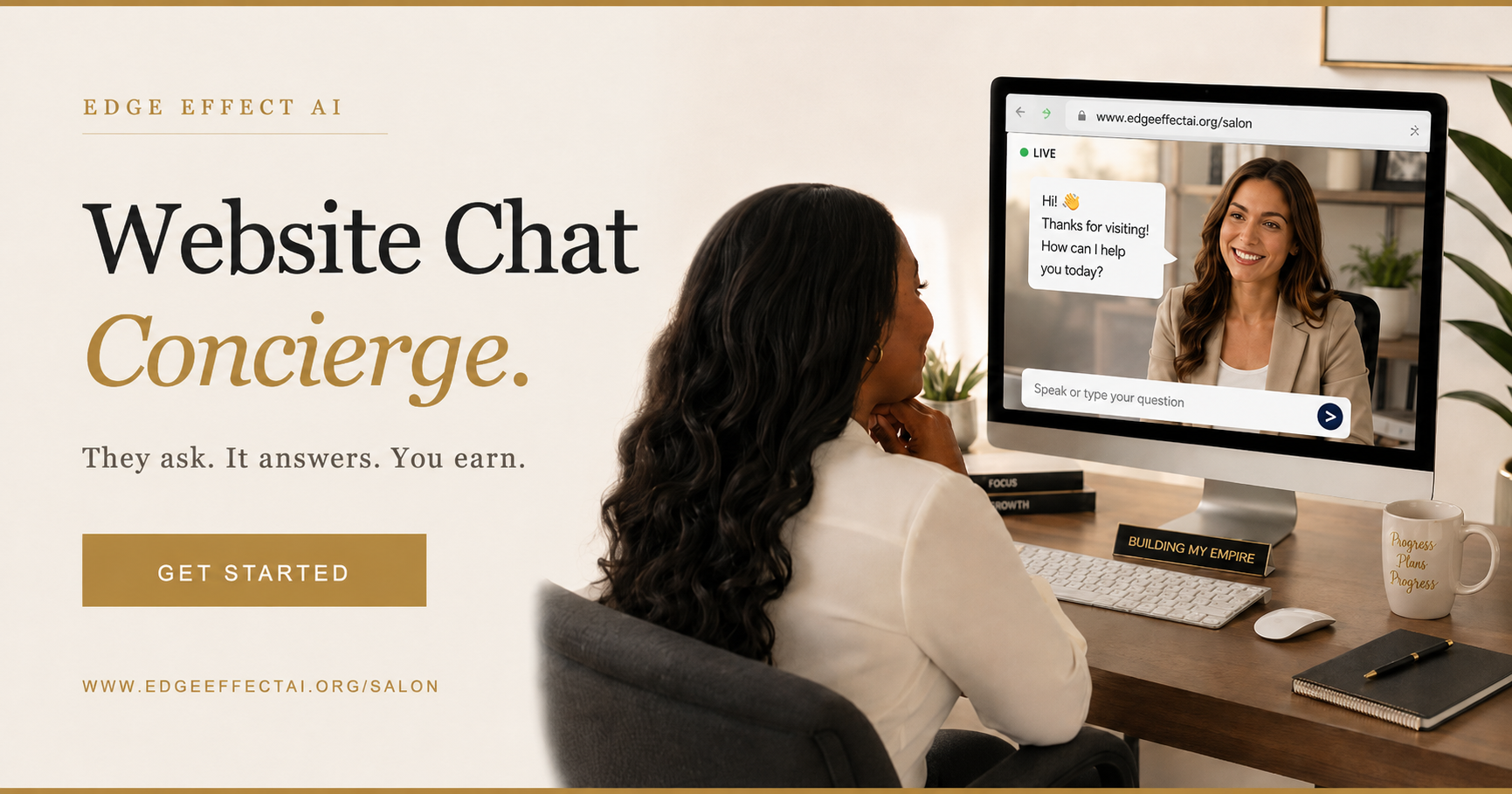 Website Chat Concierge by Edge Effect AI