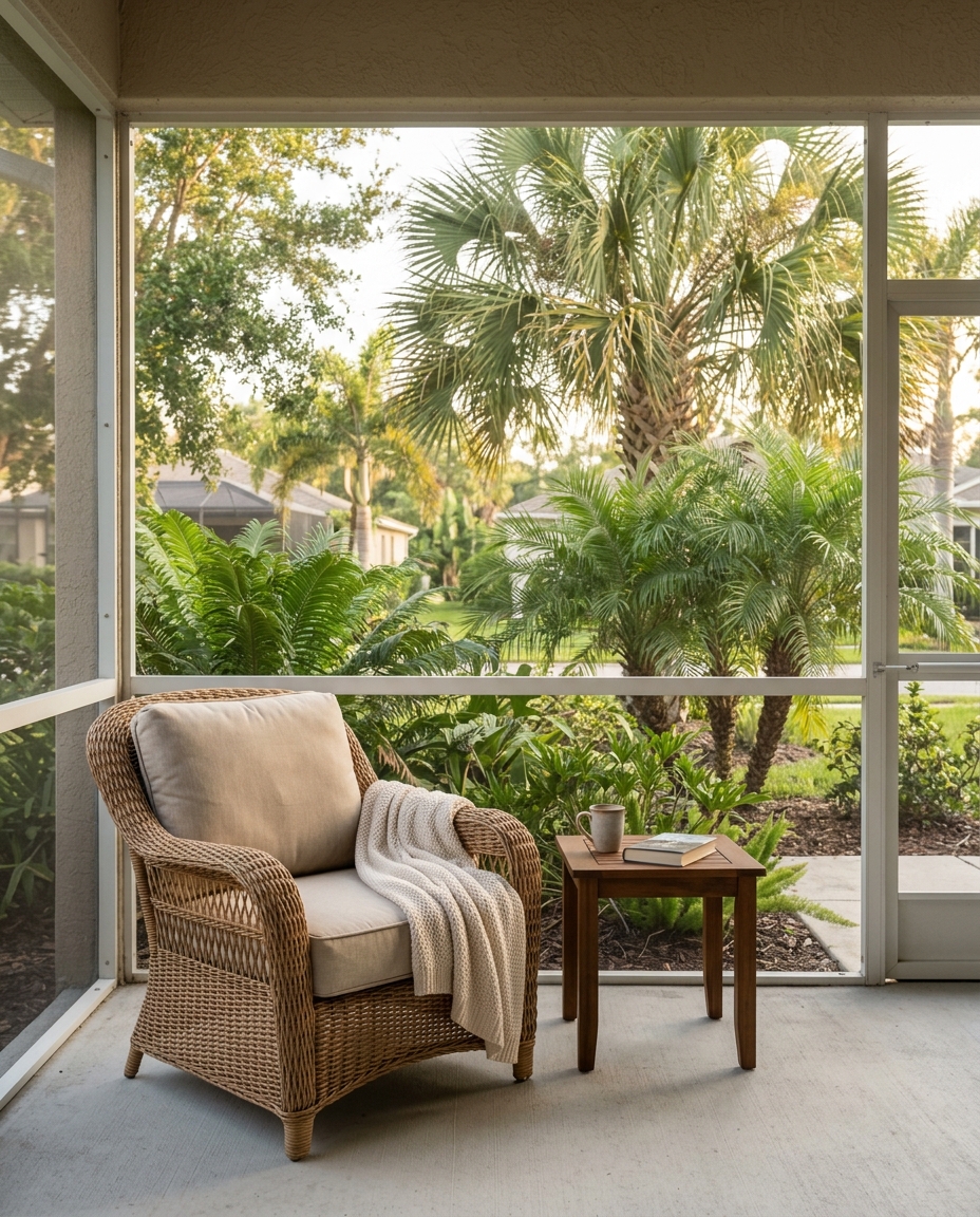 Florida lanai and home maintenance