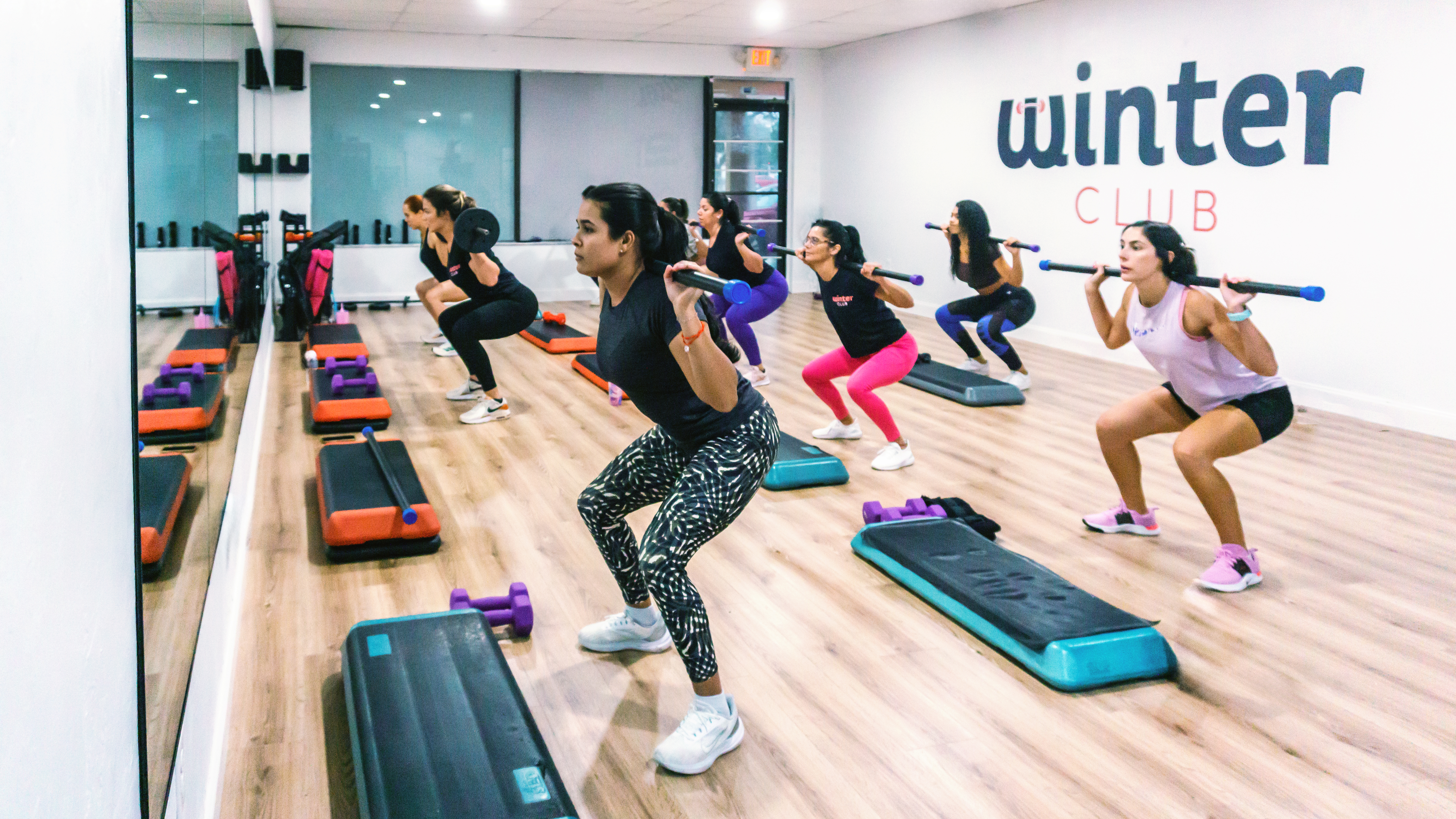 Winter Club class in action