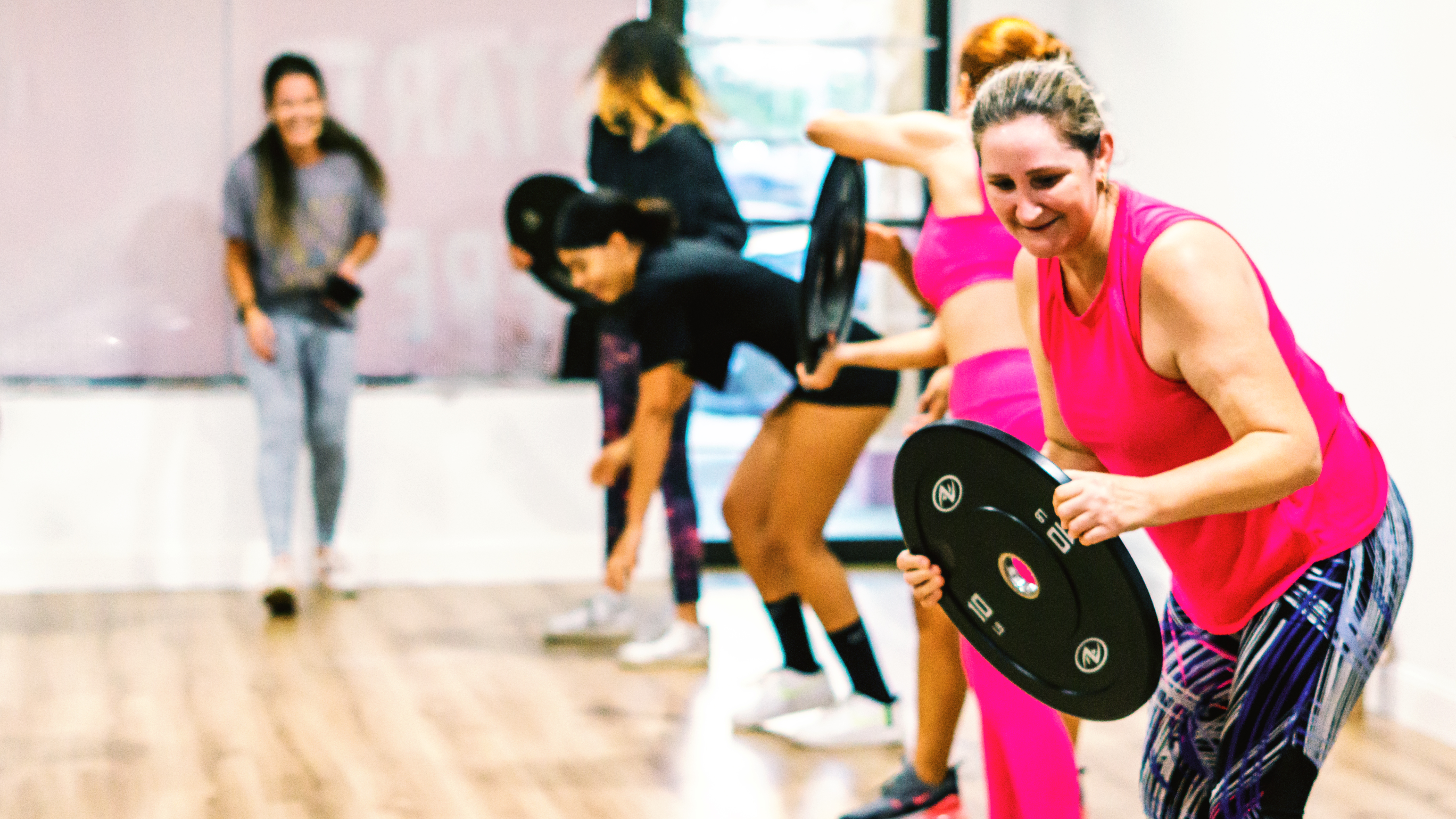 Women training at Winter Club