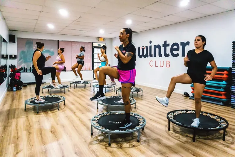 Power Jump class at Winter Club