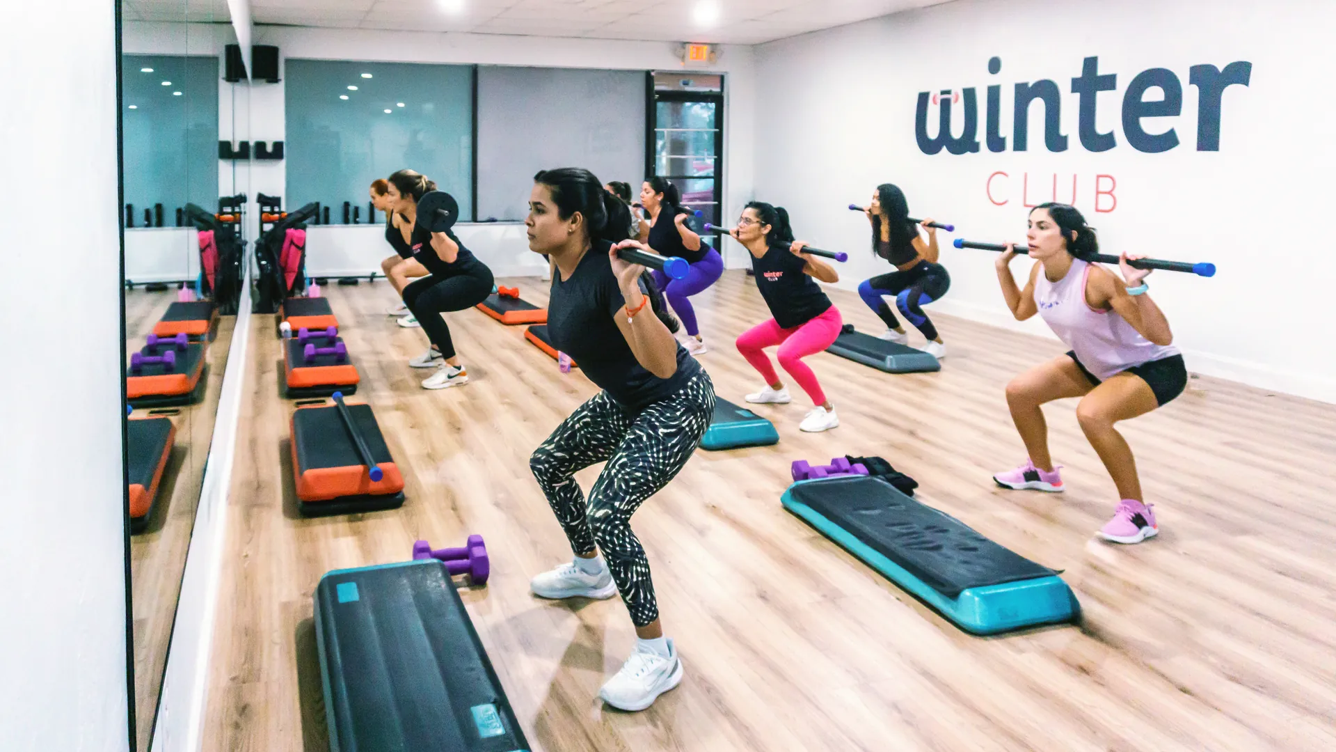 Winter Club class in action