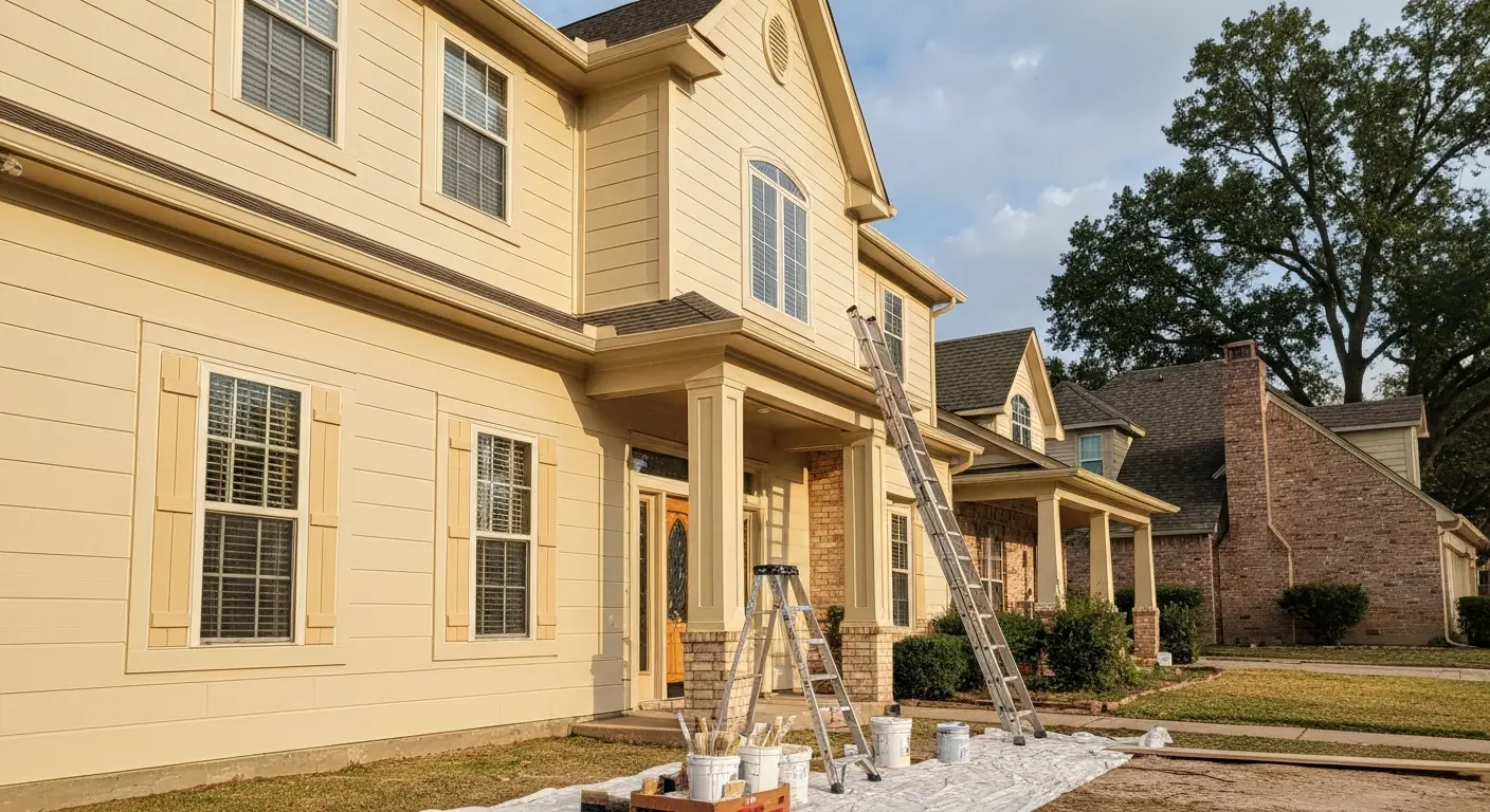 Exterior painting project