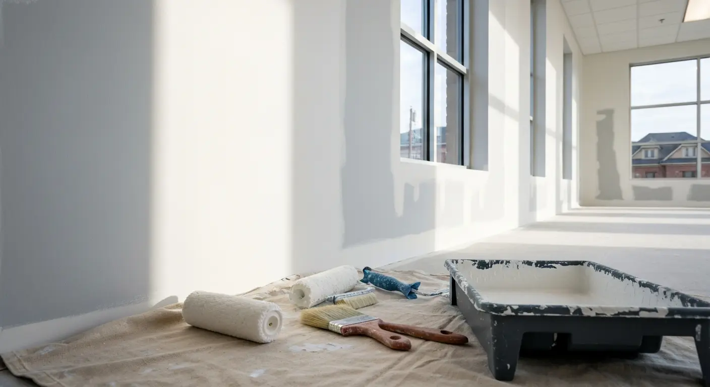 Commercial painting project