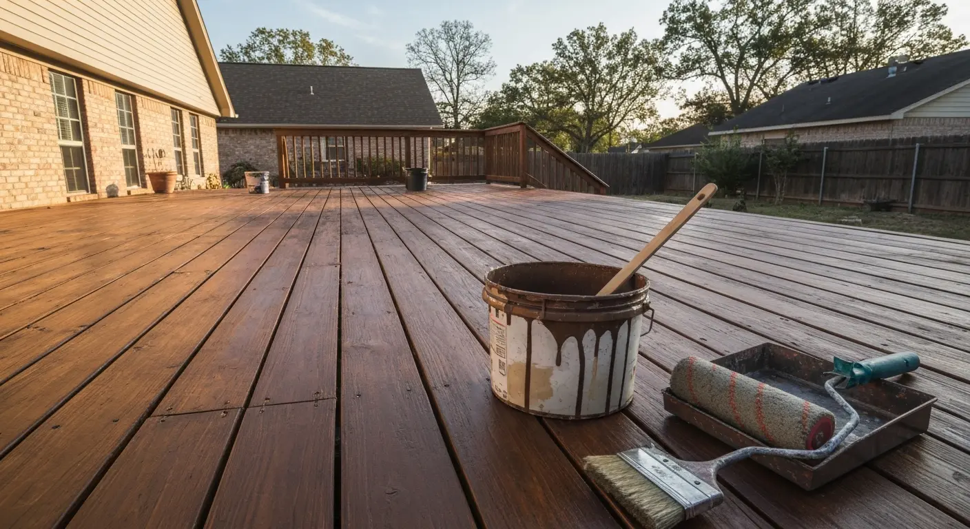 Deck painting project