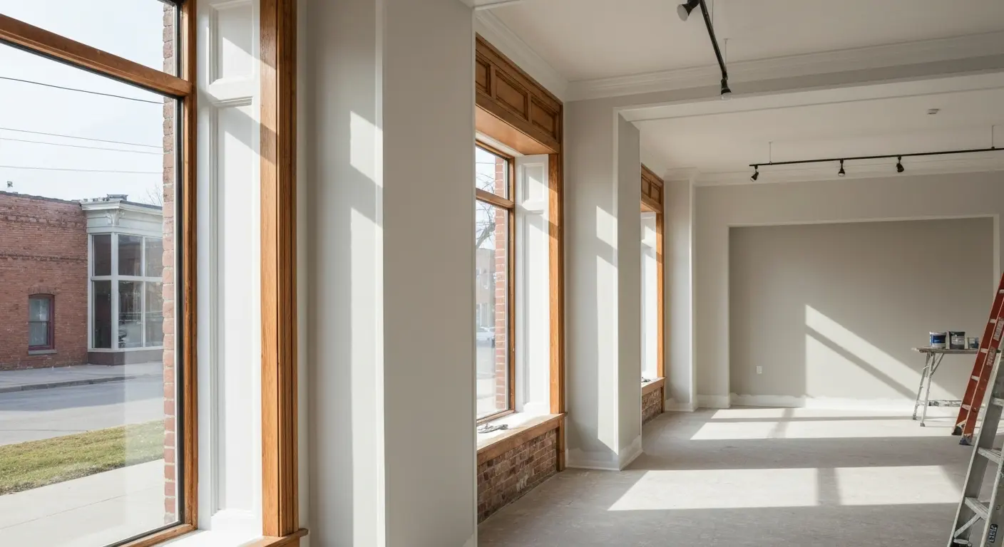 Commercial painting project