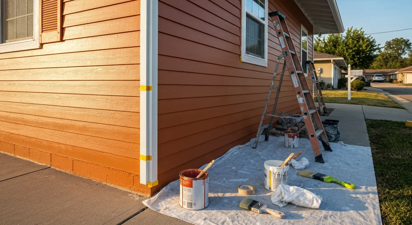 Exterior house painting