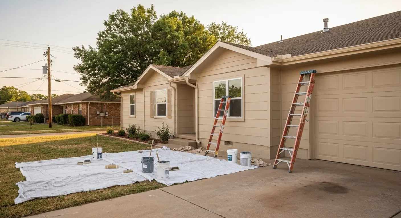Exterior painting project