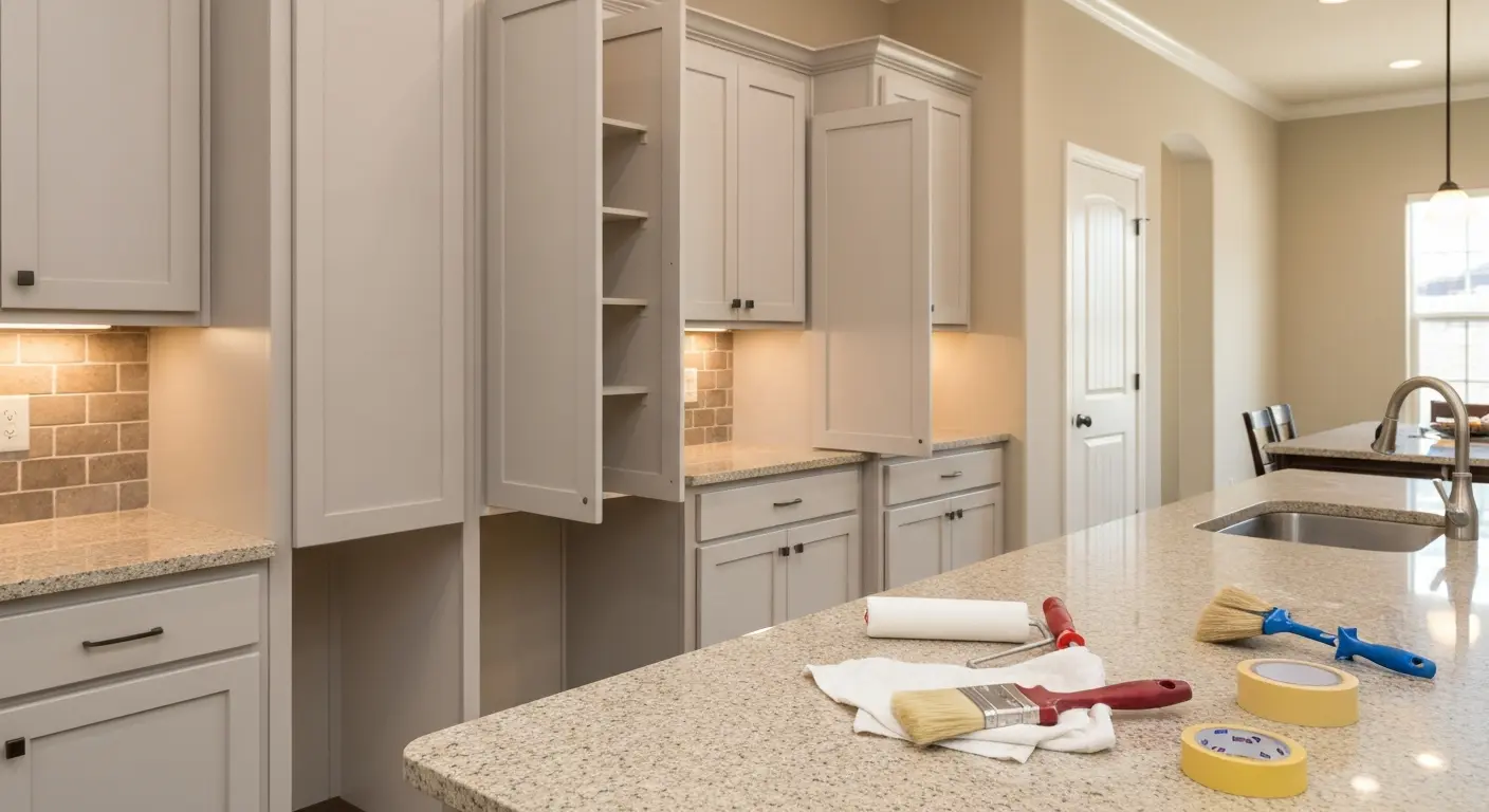 Cabinet painting service