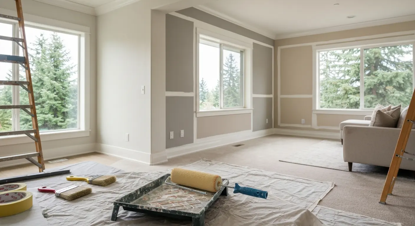 Interior painting project