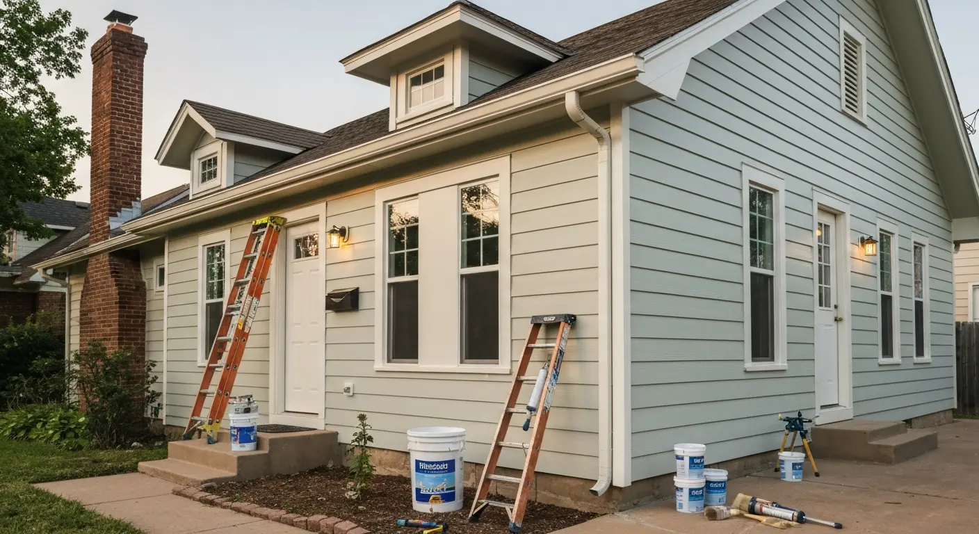 Exterior house painting