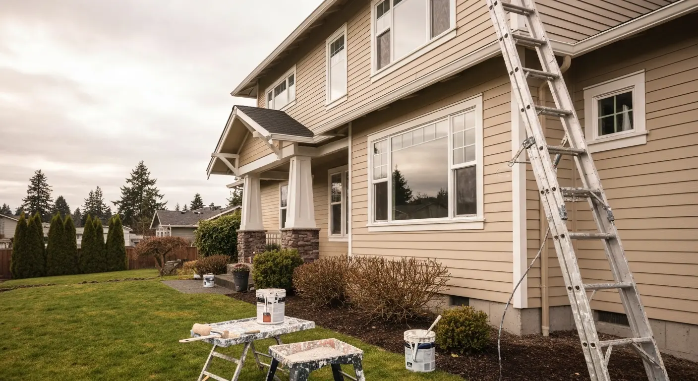 Exterior painting project