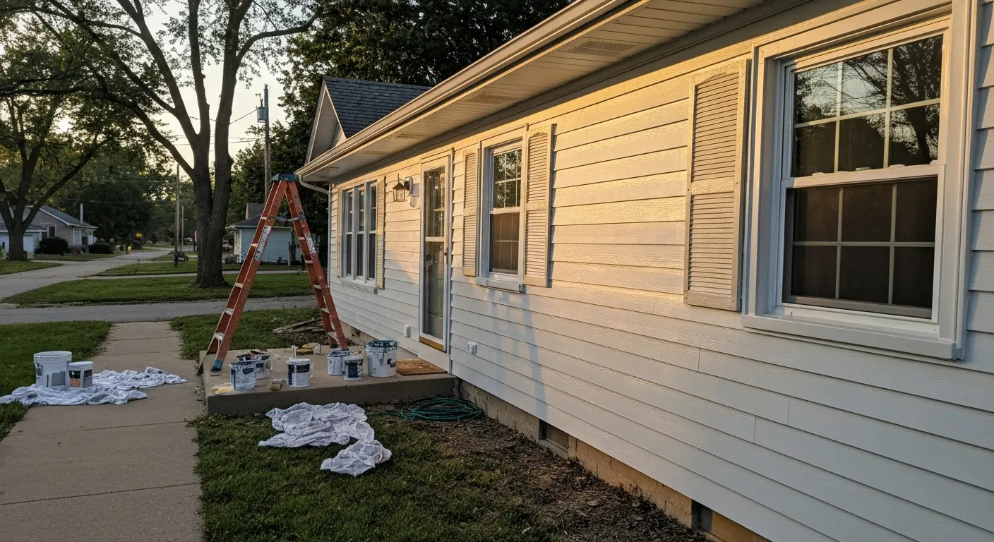 Exterior painting project