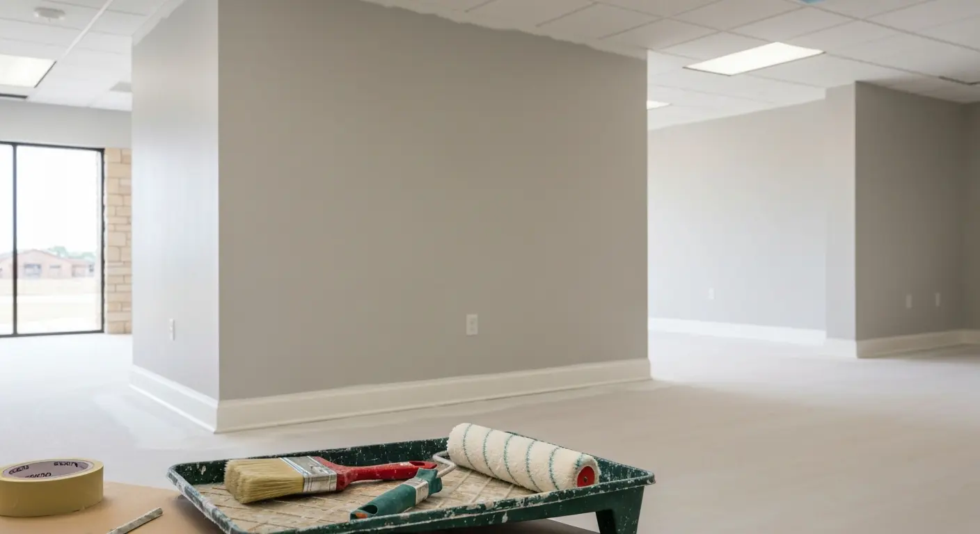 Commercial space painting