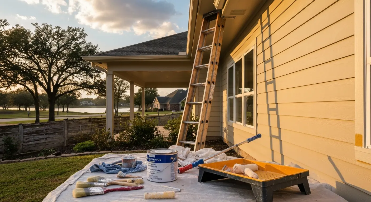 Exterior painting project