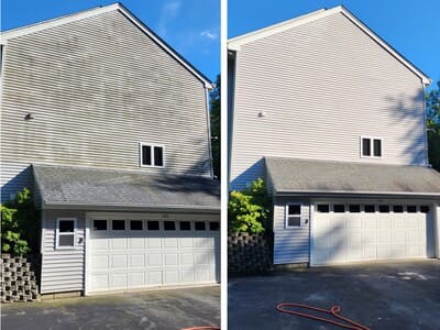 before and after house cleaning