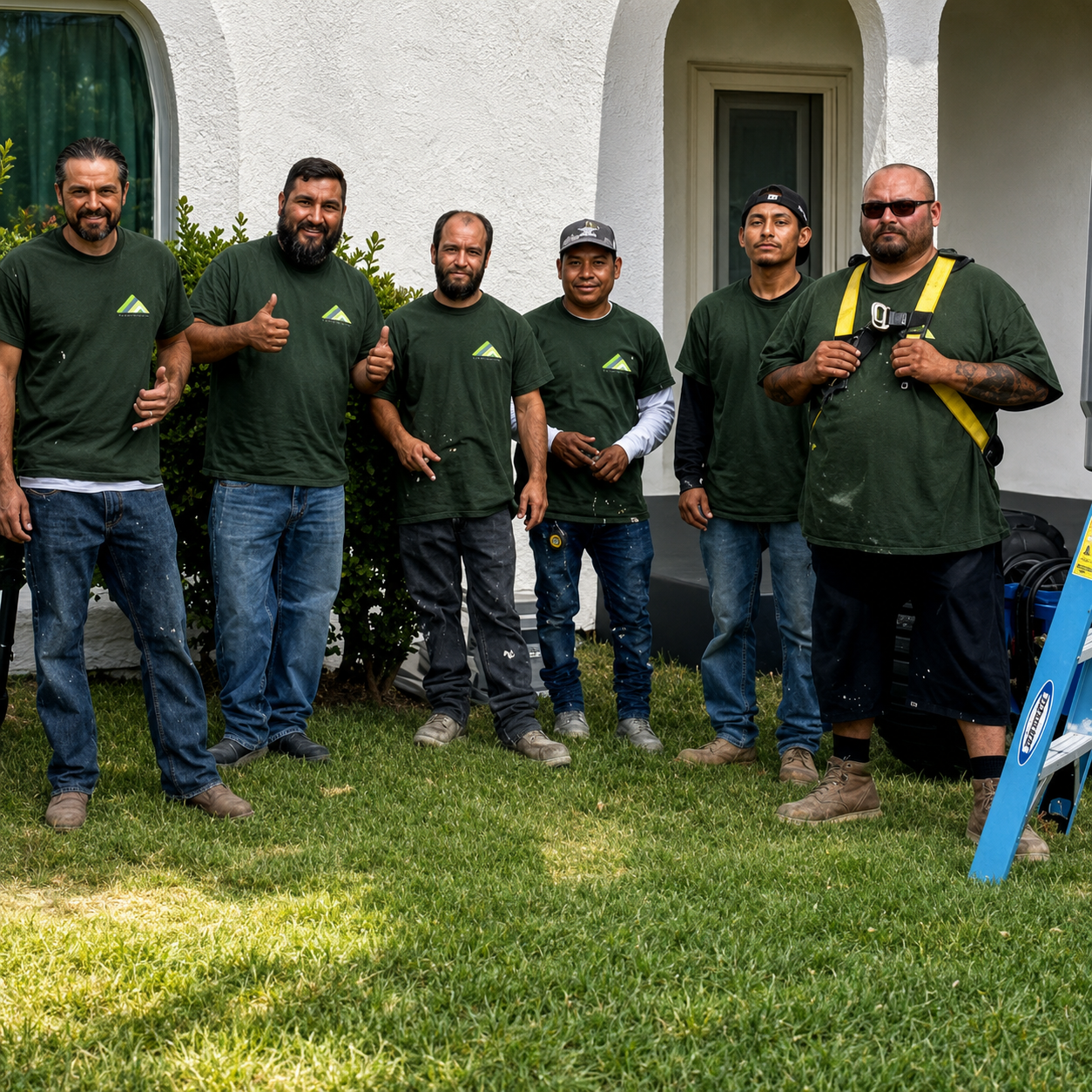 Reliance Home Development crew working on a Southern California home remodel