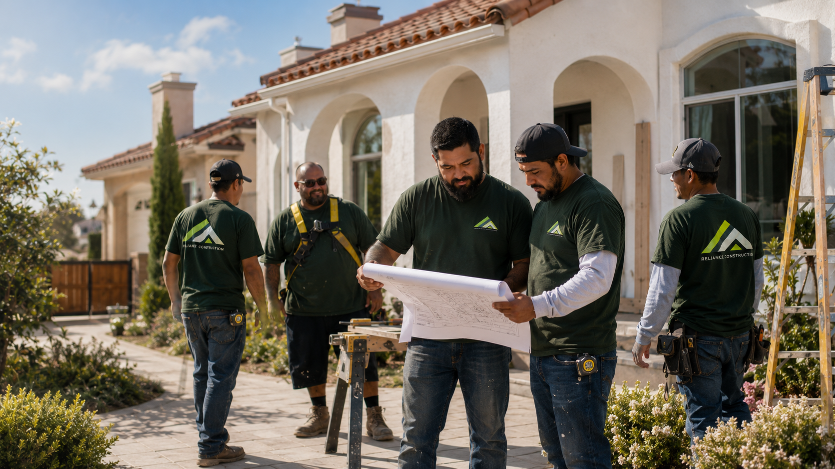 Home construction project by Reliance Home Development in Southern California