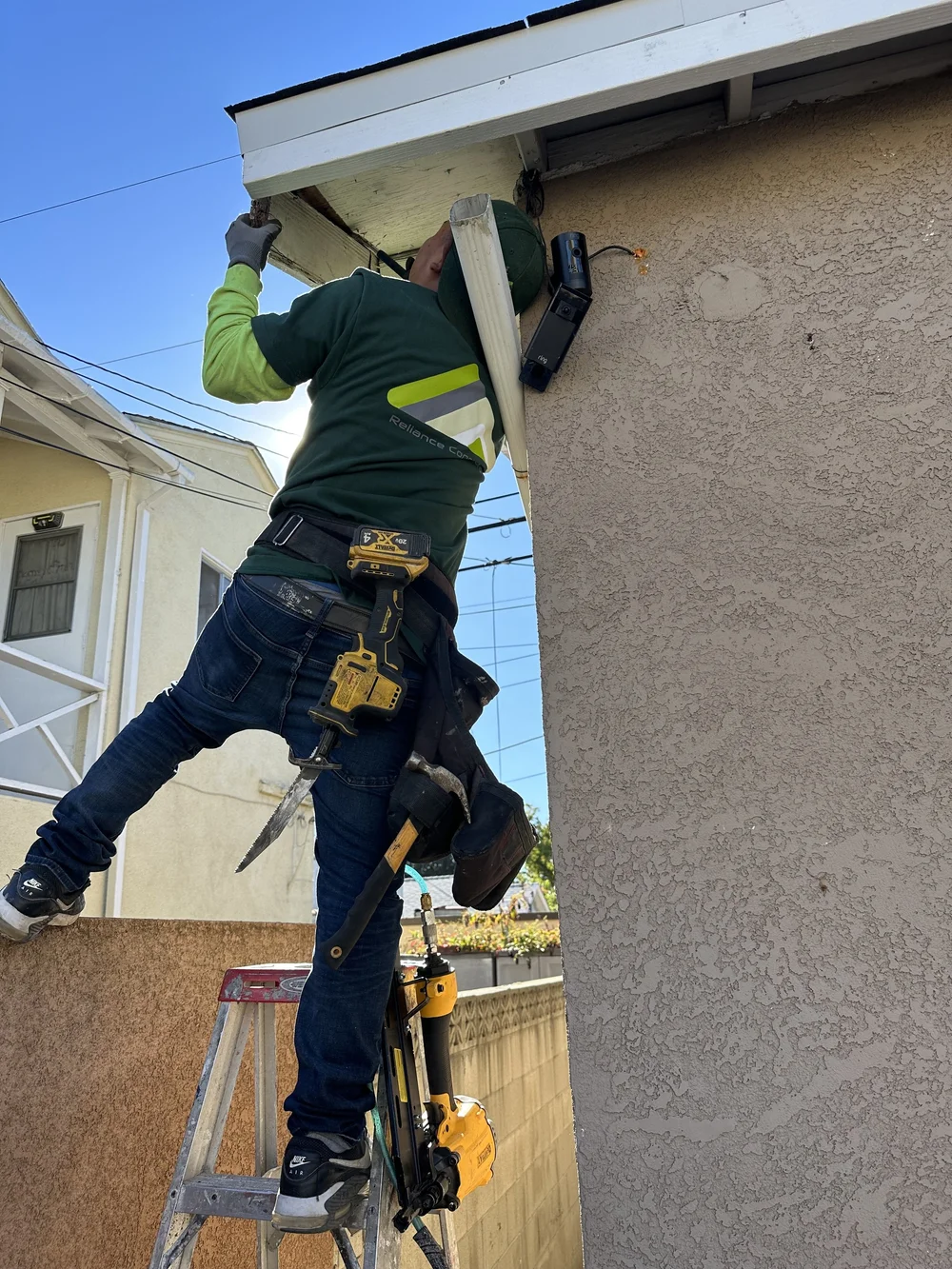 Construction work by licensed Southern California contractor