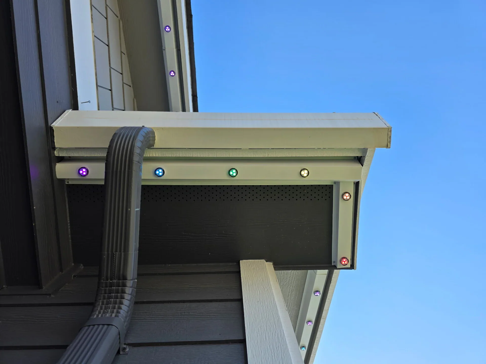 Permanent lighting detail by Premium Holiday Lights in Salem, OR