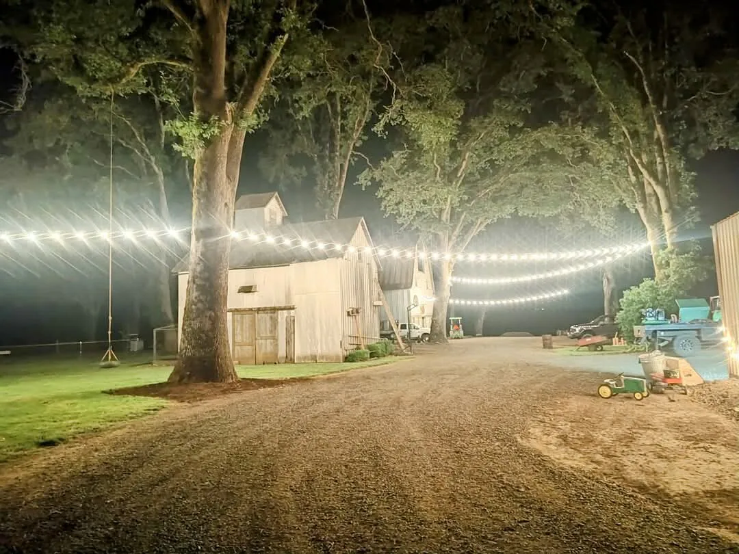 Event and wedding lighting by Premium Holiday Lights in Salem, OR