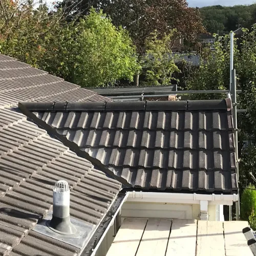 Recent roofing project