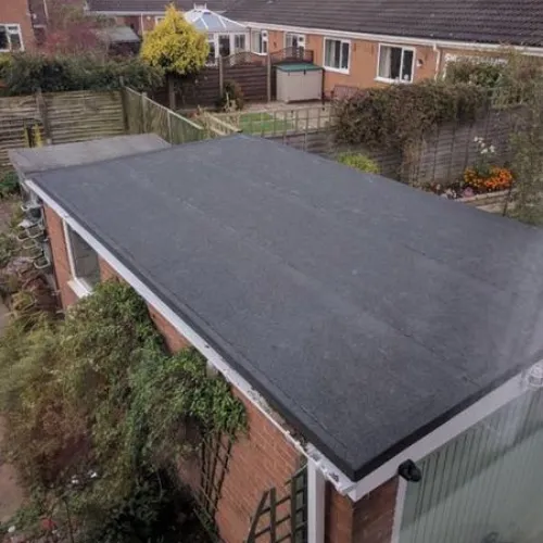 Recent roofing project